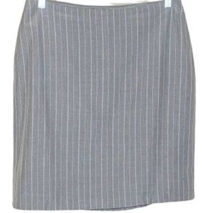 Banana Republic Pin-Stripe Gray Pencil Skirt SZ 4